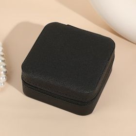 Neveika Portable Travel Mini Jewelry Box Leather Jewellery Ring Organizer Case Storage Gift Box Girls Women