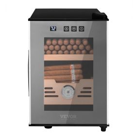 VEVOR Electric Cigar Humidor, 16L Cigar Humidor Cabinet with Heating & Cooling Temp Control System