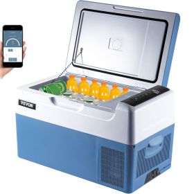 VEVOR Portable Refrigerator 23 Quart(22 Liter),12 Volt Refrigerator App Control(-4Â°F~68Â°F)